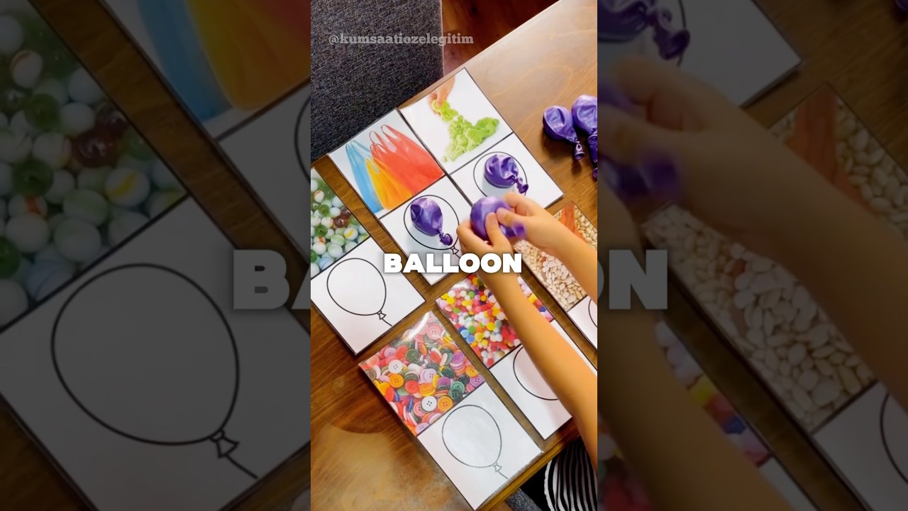 😊👐 DIY Sensory Play Game – Fun, Stimulating & So Easy! 🌈