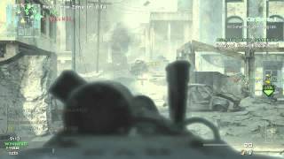 MW3 MG Master Challenge 5 Kill Streak Mounted Machine Gun