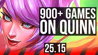 QUINN vs AURORA (TOP) | 6k comeback, 900+ games | KR Challenger | 25.15