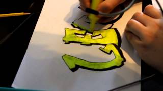 Leoj Graffiti On Papper