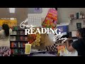 My first ever reading vlog | reading during my 9–5, book shopping &amp; cozy evenings