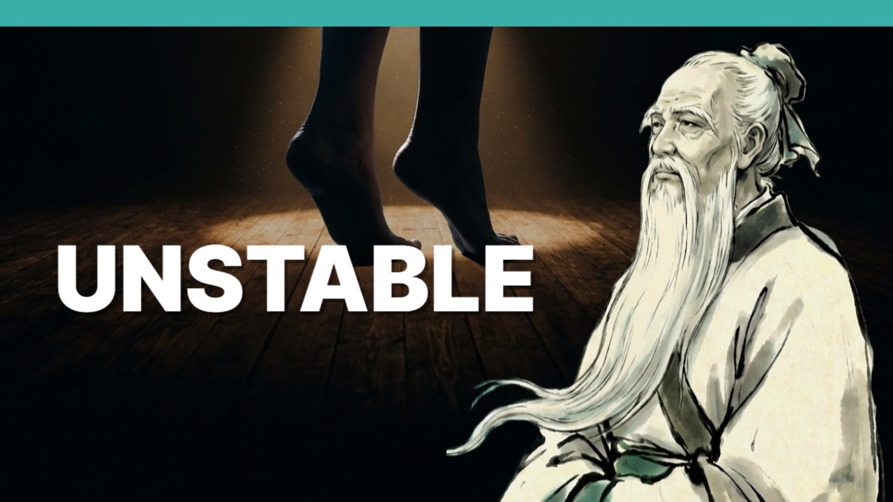 Stop Tiptoeing: You Are Only Untouchable at Your Own Height ( Laozi )