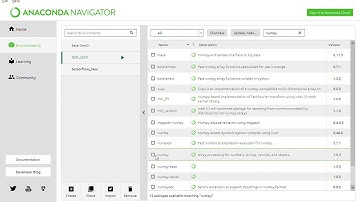 Installing NumPy and SciPy in an Anaconda Environment