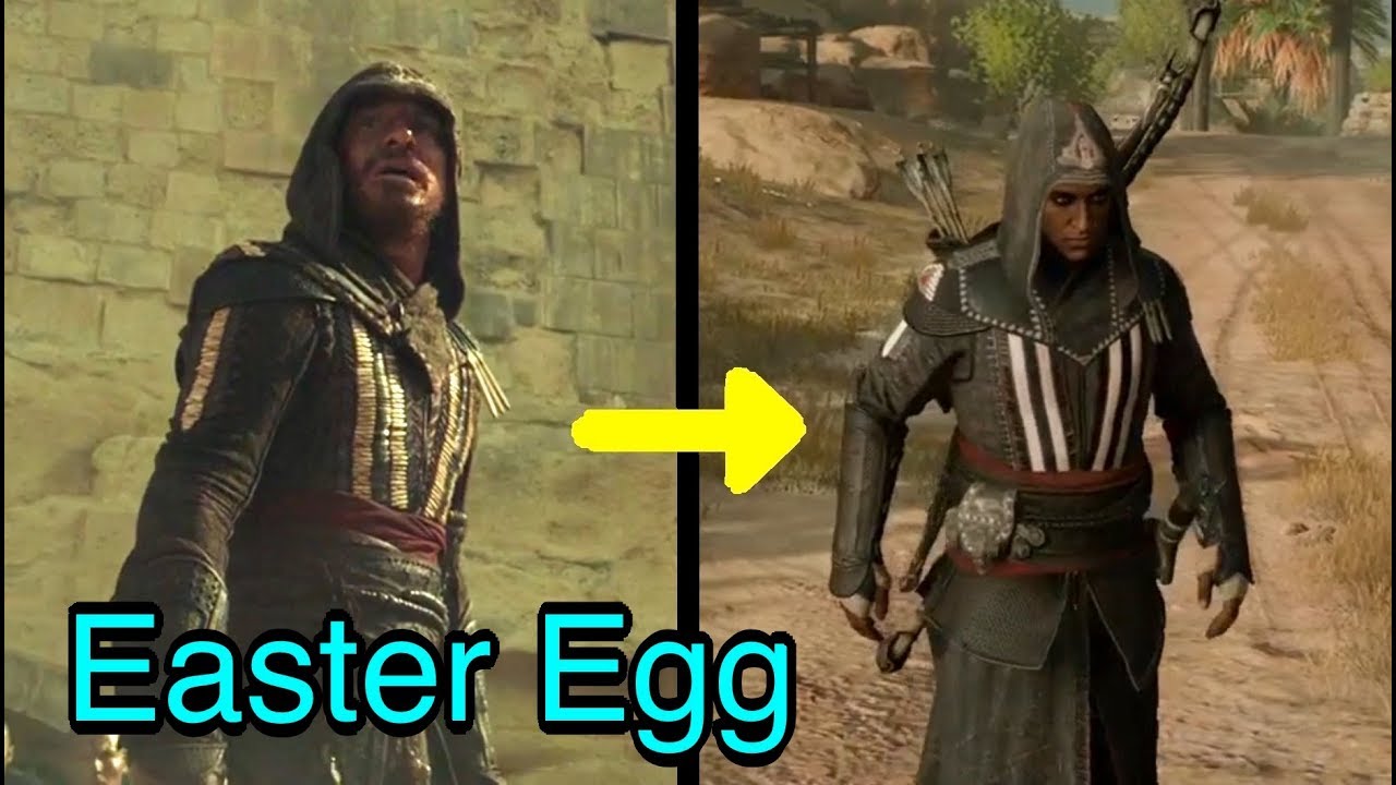 Assassin S Creed Origins Aguilar S Outfit Movie Easter Egg Youtube