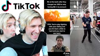 xQc Reacts To THE BEST TikToks For 9 Minutes