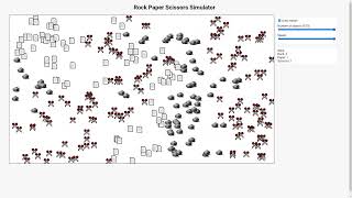 rock paper scissors simulator