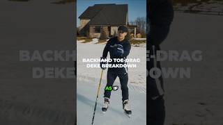 BACKHAND TOE-DRAG DEKE BREAKDOWN #hockeycoaching #hockeytraining