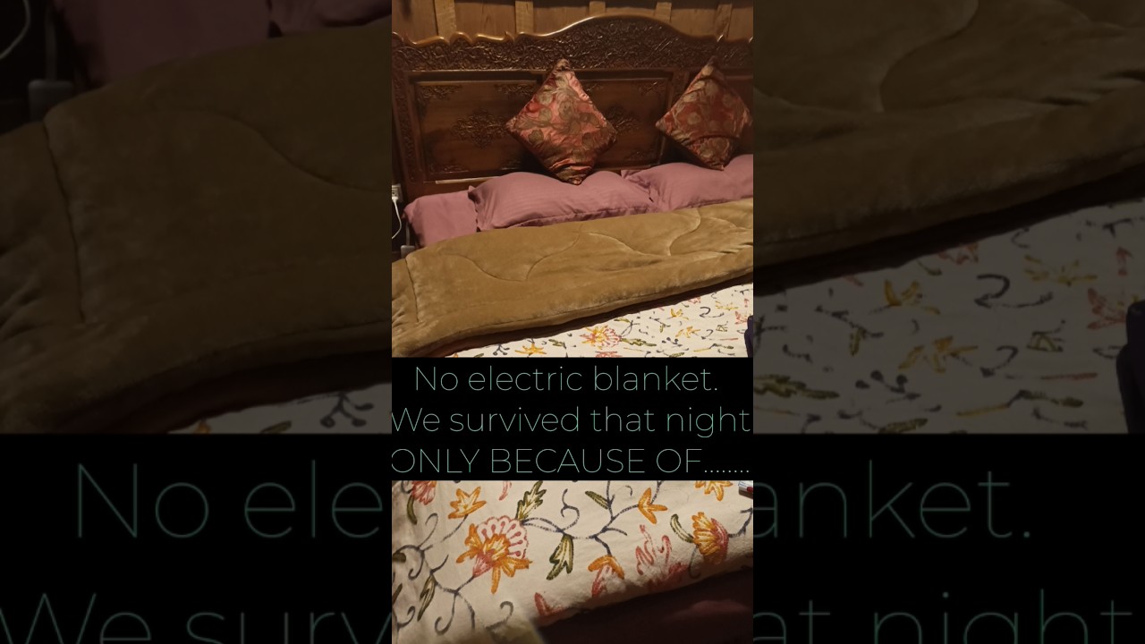 Freezing 🥶 Night in Houseboat Dal Lake