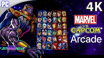 Marvel vs Capcom Beyond | Thanos & Black Panther vs Arcade 4K