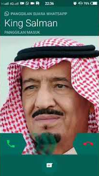 Raja salman menelpon