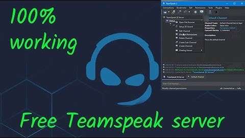 How to setup free teamspeak server on home computer(with domain name).