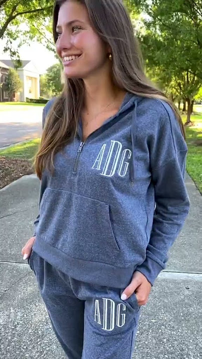 Chill Out Monogrammed Zip Pullover - Mint – Initial Outfitters