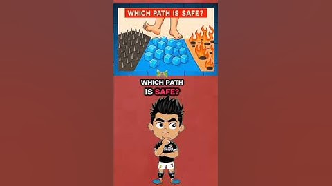 Which Path Is Safe 🤔❓🧠 #shorts #youtubeshorts