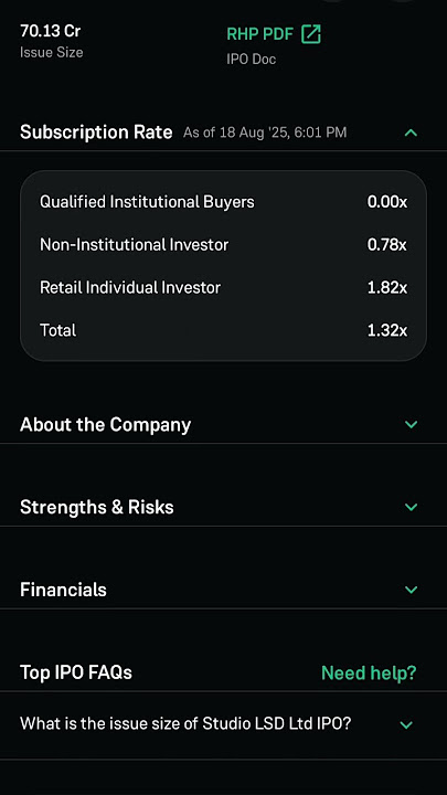 STUDIO LSD IPO STOCKS REVIEWS #ipo #LSDSTU