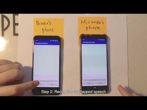 Android demo for VoiceFilter-Lite and on-device ASR
