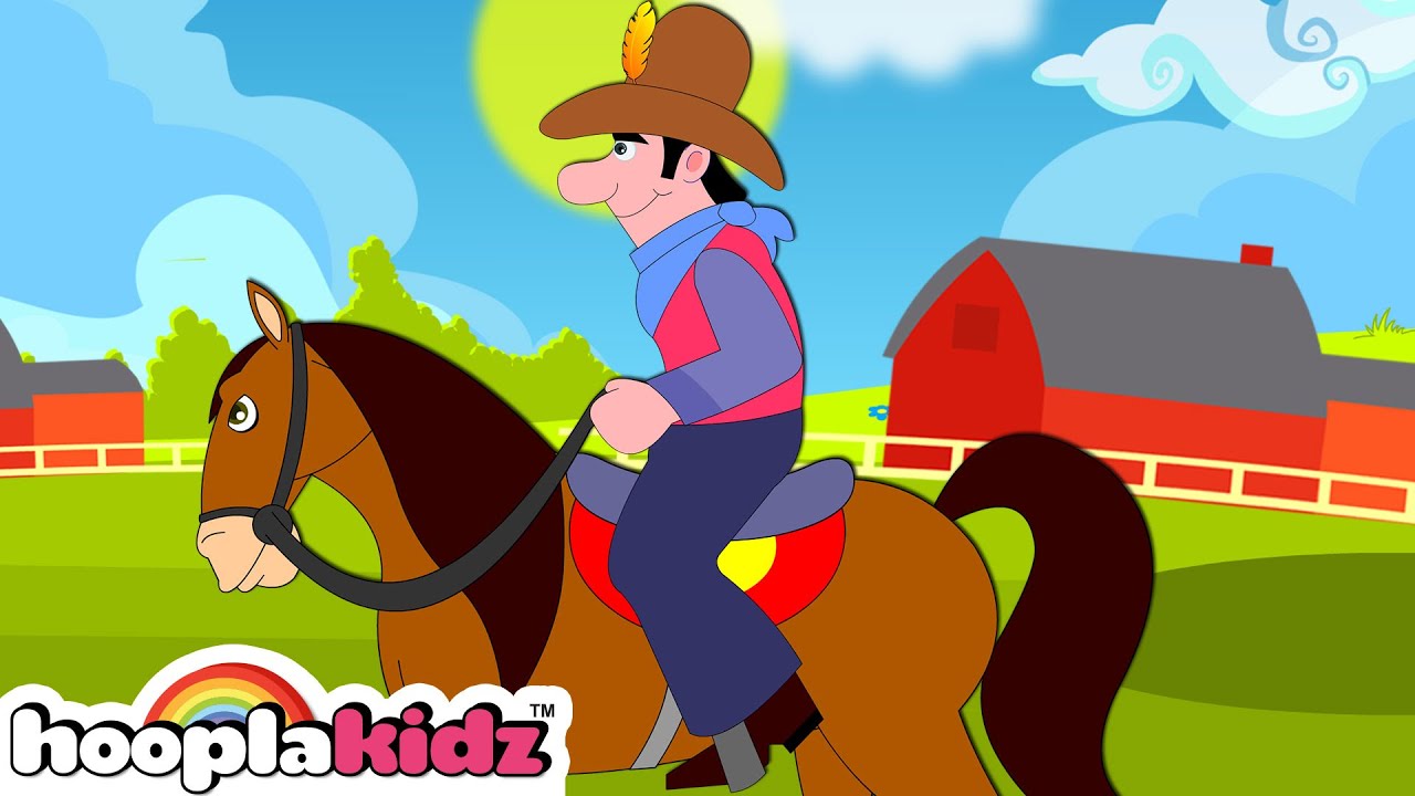 ⁣Yankee Doodle Went To Town Song + More Classic Nursery Rhymes by HooplaKidz