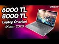 6000 TL 8000 TL Arası En İyi Laptop Önerileri - Kasım 2021