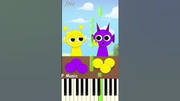 Color Change Durple and Simon - Incredibox Sprunki Piano Tutorial