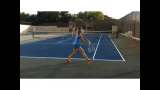 Hitting A Bird During A Tennis Lesson