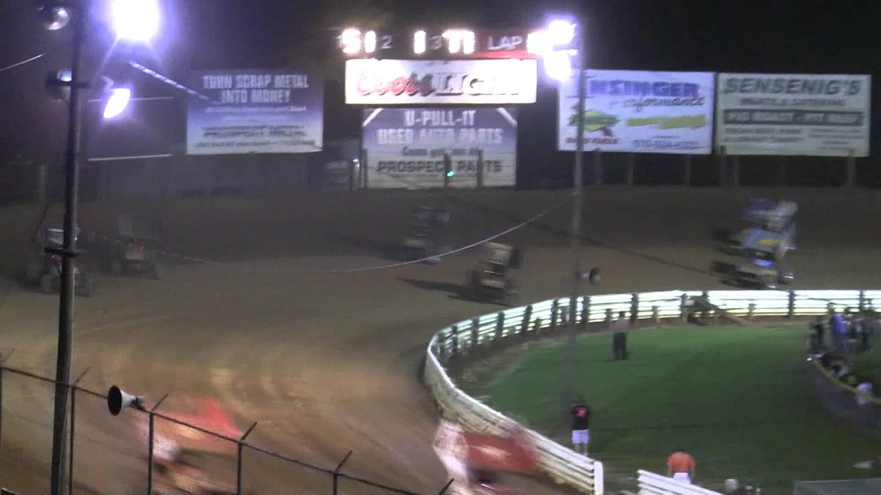 Lincoln Speedway Keystone Cup Sprint Car Highlights 52612 YouTube