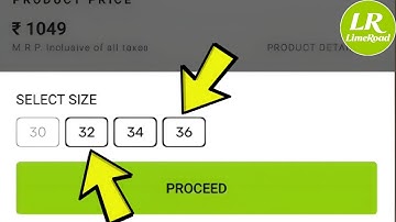 How to Set Jeans Pant Size in Limeroad Shopping App | Easy Guide