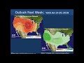 Weekly Weather Briefing for Monday, January 7, 2019