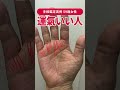 【手相実例】縦線が多い人…実はかなり強運です #shorts #手相