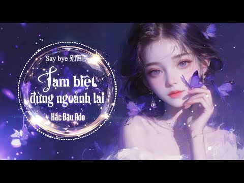 Vietsub 4K Video Tạm Biệt Đừng Ngoảnh Lại DJ九零版 Hắc Đậu Ado Say Bye别回头 黑豆ado 