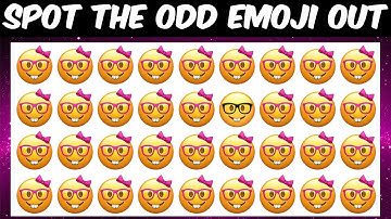 Can you find the odd emoji out in these pictures?