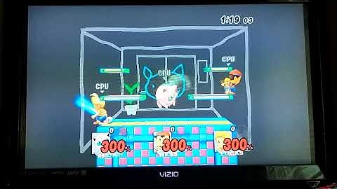 Super Smash Bros. Brawl Jigglypuff (CPU) VS. Ness (CPU) VS. Lucas (CPU)
