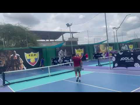 Pickleball Portoviejo Singles 4.0 - Roberto Pinargote vs Saúl García