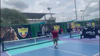 Pickleball Portoviejo Singles 4.0 - Roberto Pinargote vs Saúl García