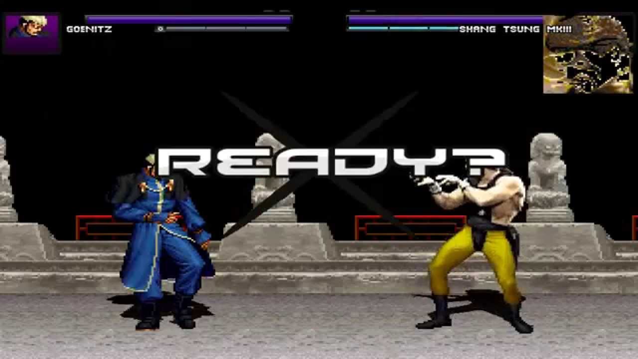Xwpx Mugen Battles Goenitz Vs Shang Tsung Mk3 Youtube