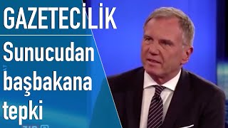 Başbakanın sözünü kesen sunucu: Doğruları söylemiyorsunuz