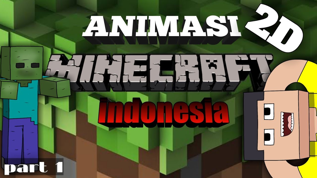  Animasi  minecraft indonesia  terjebak di minecraft YouTube