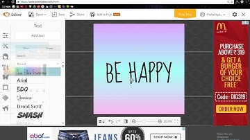 How to make a wallpaper on Picmonkey