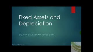 Fixed Assets and Depreciation