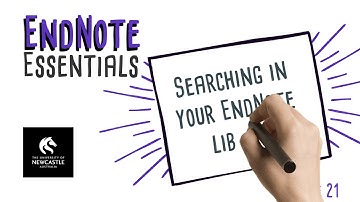 Searching in Your EndNote Library