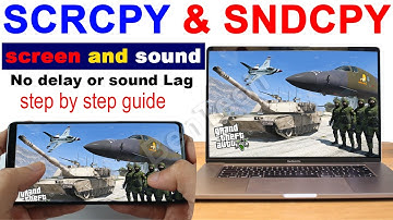 how to mirror android to pc no lag with sound | scrcpy & sndcpy step by step complete guide