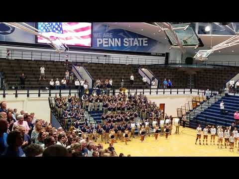 National Anthem At The Penn State University Women S Volleyball Game 