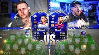 FIFA 20: 99 TOTY Ronaldo vs 99 TOTY Messi Battleship Wager 😱🔥