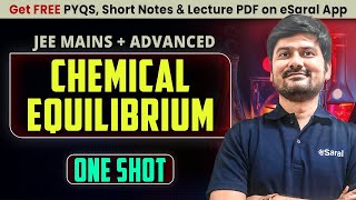 Chemical Equilibrium in One Shot : All Concepts &amp; PYQs | JEE Main &amp; Advanced | JUNOON 2026 | eSaral