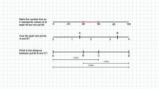 Free Test Prep Online: ACT Math Coordinate Geometry 2 Number Lines