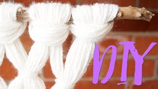 DIY Yarn Macrame