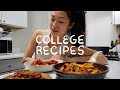 What i eat in a day  15 minute meal inspo for college students 