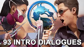 93 Unique Intros Dialogues! | MORTAL KOMBAT 1