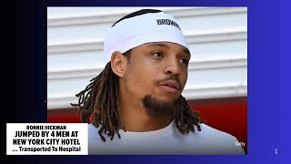 4 Men Beats the Shit out of NFL Player Ronnie Hickman in NYC Hotel 😱