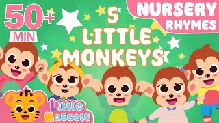 Five Little Monkeys + Dancing Like An Animal + more Little Mascots Nursery Rhymes & Kids Songs