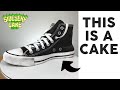 Making a 100% Edible HYPERREALISTIC Shoe CAKE | Converse All-Star