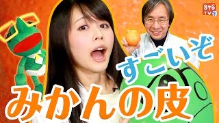 【実験】みかんの皮で自由自在（リモネン）【自由研究】